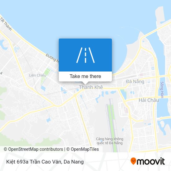 Kiệt 693a Trần Cao Vân map