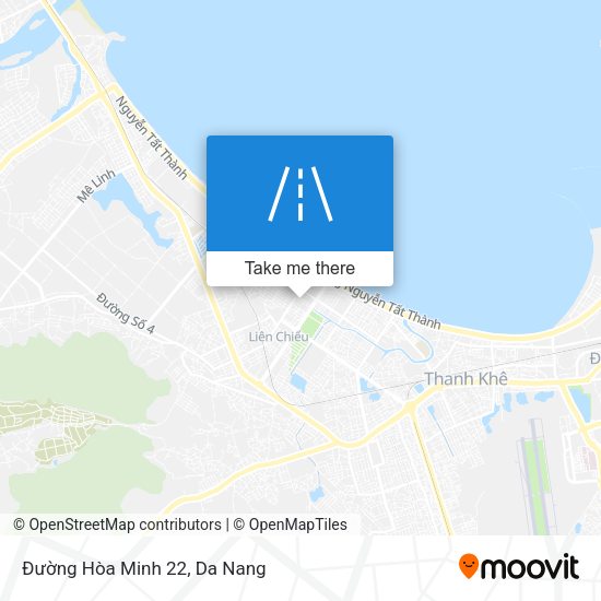 Đường Hòa Minh 22 map