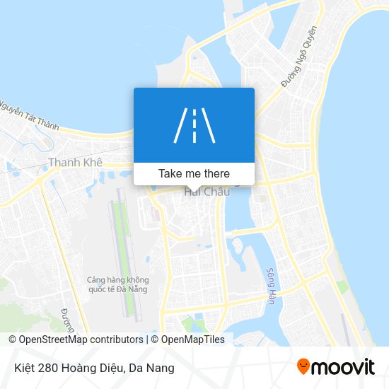 Kiệt 280 Hoàng Diệu map