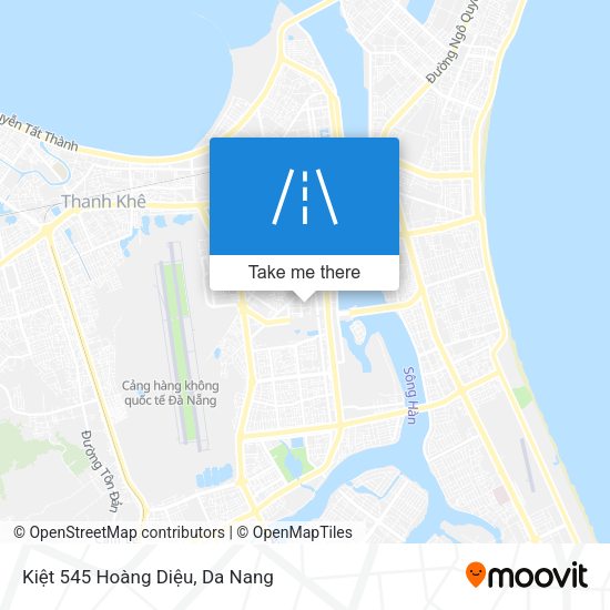 Kiệt 545 Hoàng Diệu map