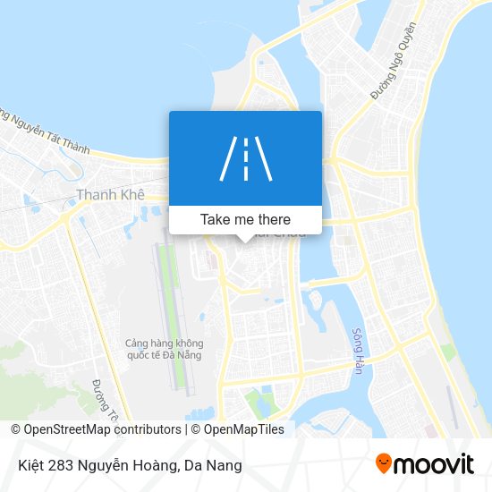 Kiệt 283 Nguyễn Hoàng map