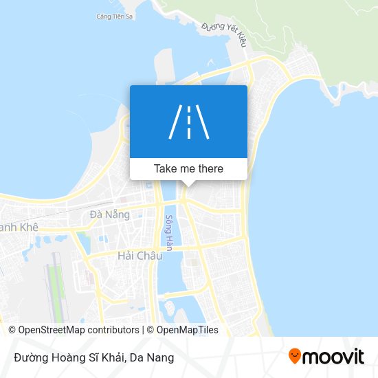 Đường Hoàng Sĩ Khải map