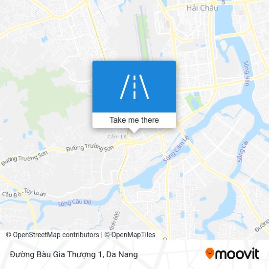 Đường Bàu Gia Thượng 1 map