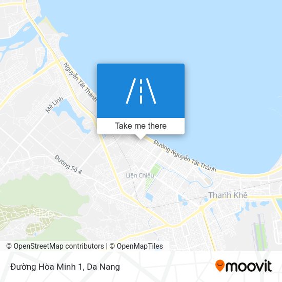 Đường Hòa Minh 1 map