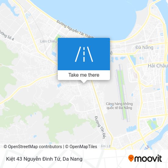 Kiệt 43 Nguyễn Đình Tứ map