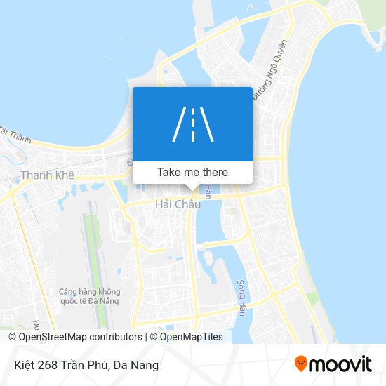 Kiệt 268 Trần Phú map