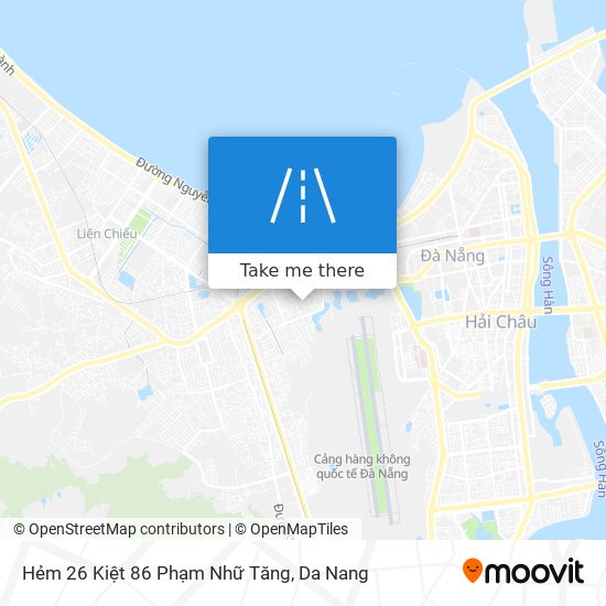 Hẻm 26 Kiệt 86 Phạm Nhữ Tăng map