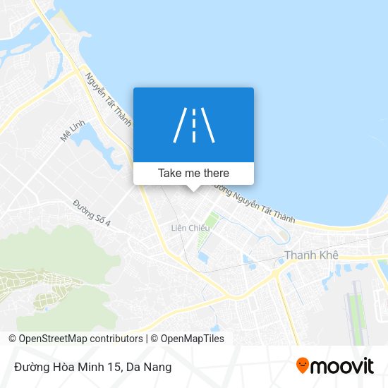 Đường Hòa Minh 15 map
