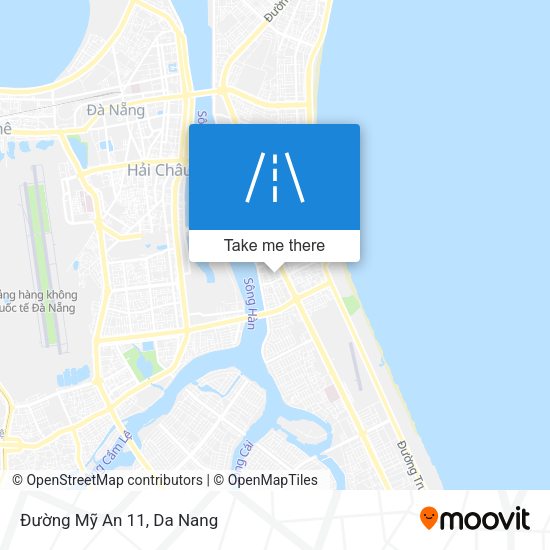 Đường Mỹ An 11 map