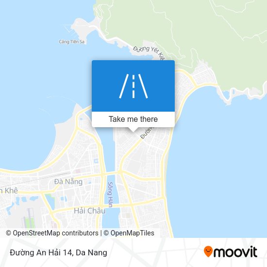 Đường An Hải 14 map