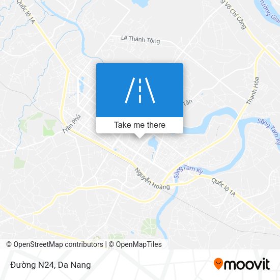 Đường N24 map