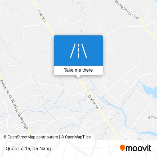 Quốc Lộ 1a map