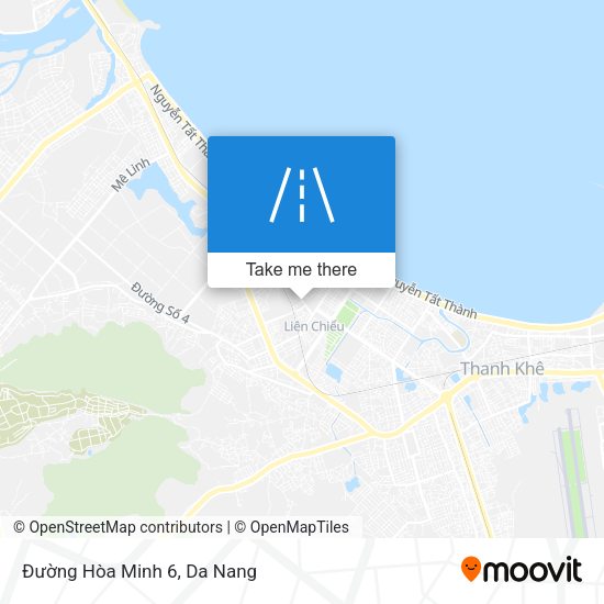Đường Hòa Minh 6 map