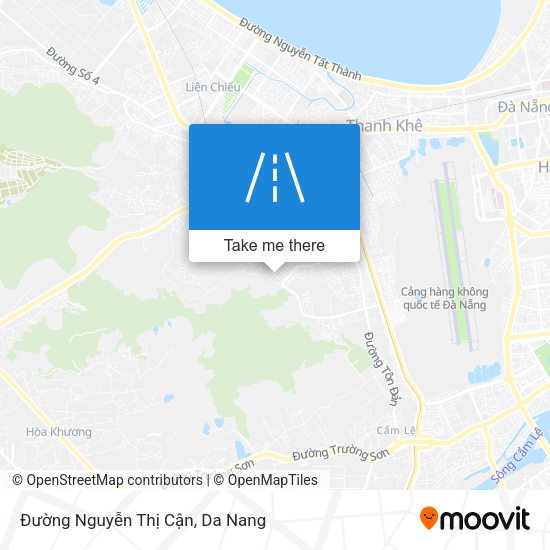 Đường Nguyễn Thị Cận map