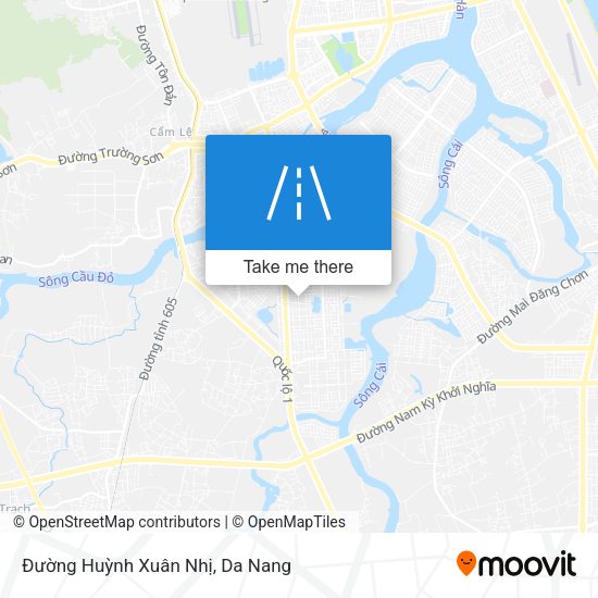 Đường Huỳnh Xuân Nhị map