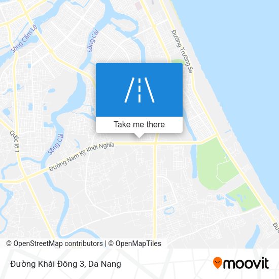 Đường Khái Đông 3 map