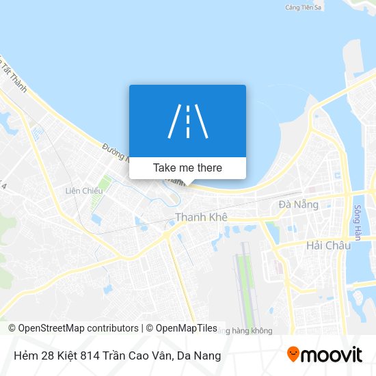 Hẻm 28 Kiệt 814 Trần Cao Vân map
