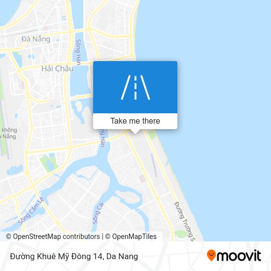 Đường Khuê Mỹ Đông 14 map