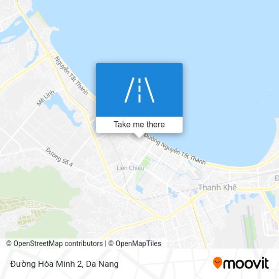 Đường Hòa Minh 2 map