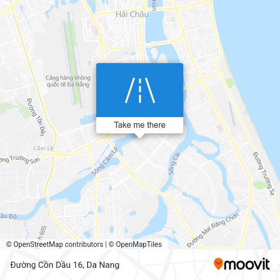 Đường Cồn Dầu 16 map
