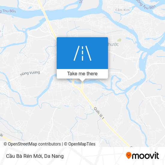 Cầu Bà Rén Mới map