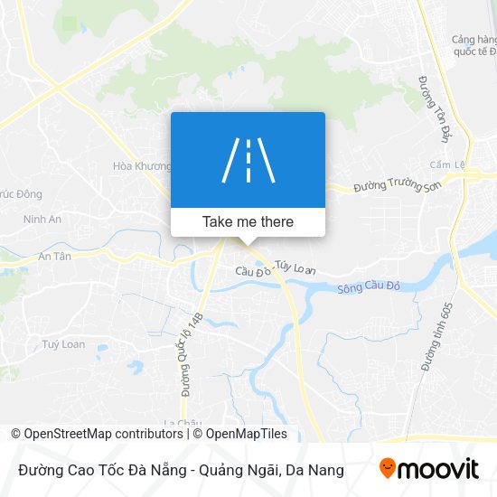 Đường Cao Tốc Đà Nẵng - Quảng Ngãi map