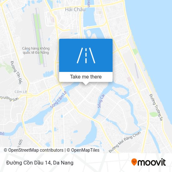 Đường Cồn Dầu 14 map