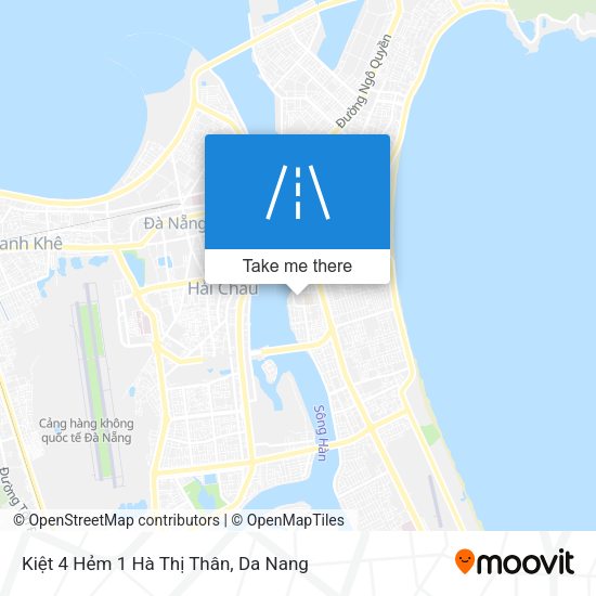 Kiệt 4 Hẻm 1 Hà Thị Thân map
