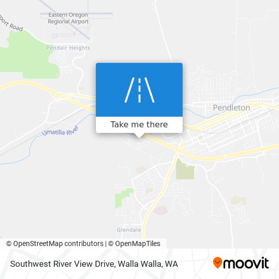 Mapa de Southwest River View Drive