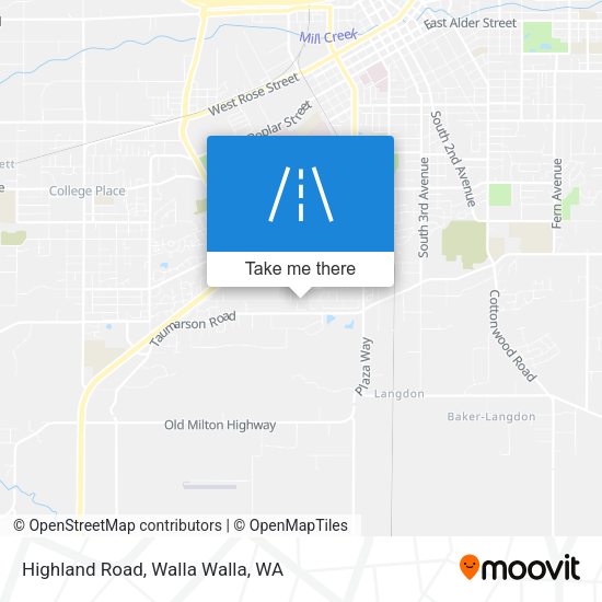 Highland Road map