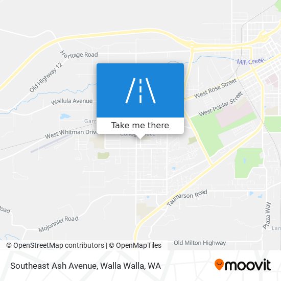 Mapa de Southeast Ash Avenue