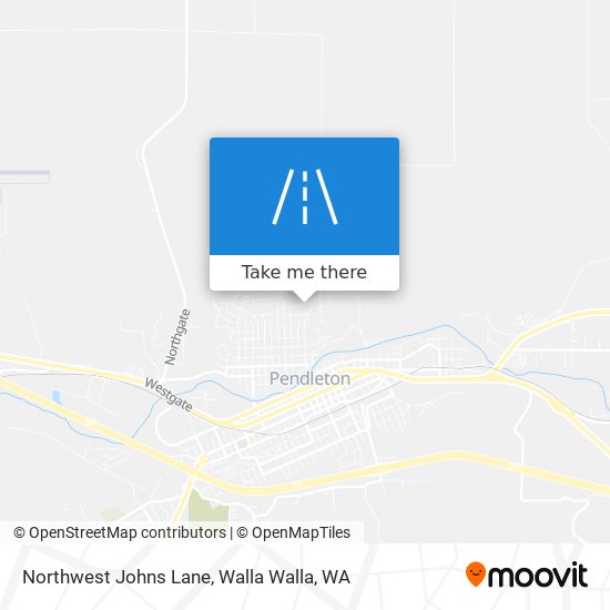 Northwest Johns Lane map