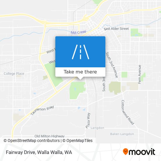 Fairway Drive map