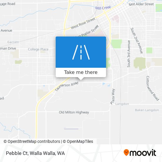 Pebble Ct map