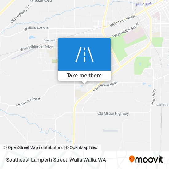 Southeast Lamperti Street map