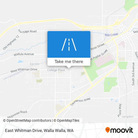 Mapa de East Whitman Drive