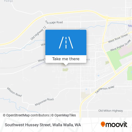 Mapa de Southwest Hussey Street