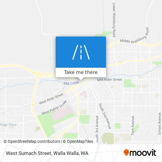 West Sumach Street map