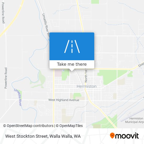 Mapa de West Stockton Street