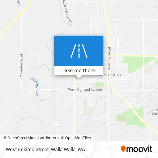 West Eskimo Street map