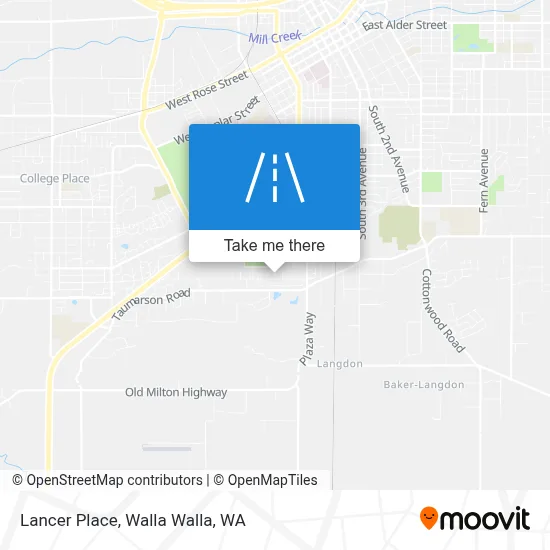 Lancer Place map