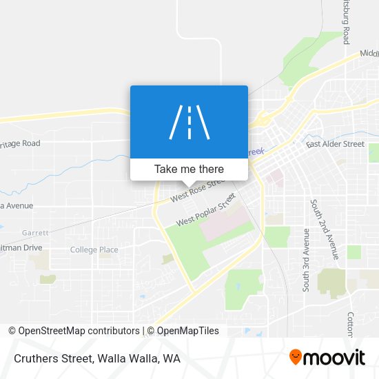 Cruthers Street map