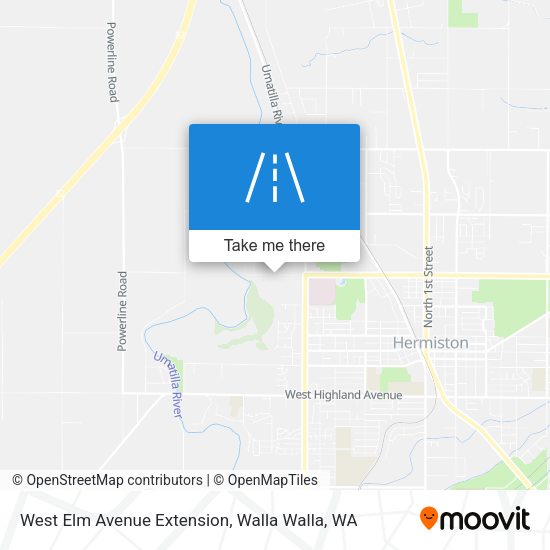 Mapa de West Elm Avenue Extension