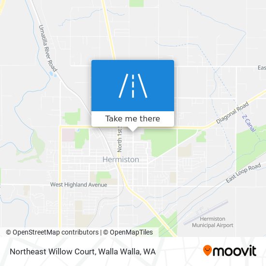 Mapa de Northeast Willow Court