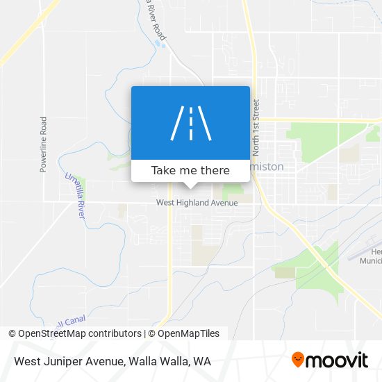 Mapa de West Juniper Avenue