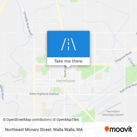 Mapa de Northeast Mcnary Street