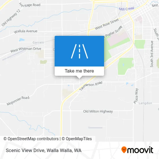 Scenic View Drive map