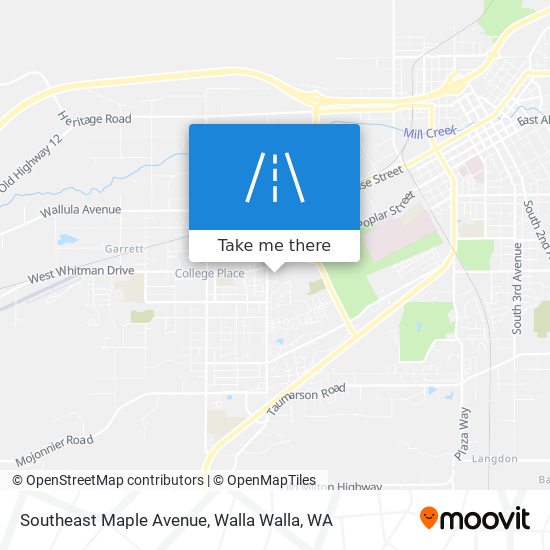 Mapa de Southeast Maple Avenue