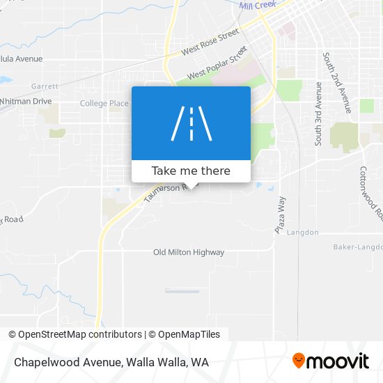 Chapelwood Avenue map