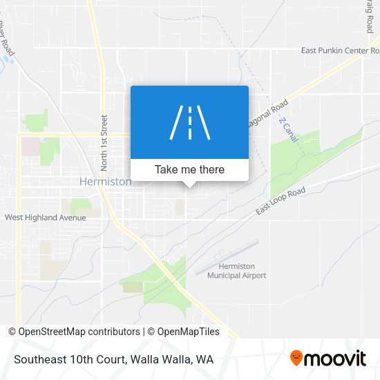 Southeast 10th Court map